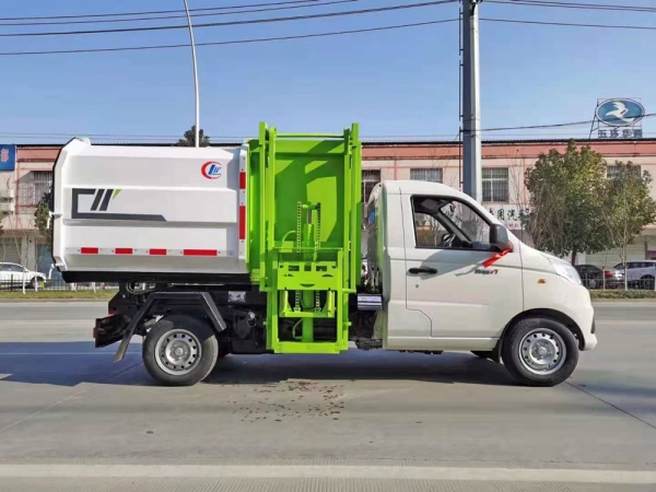 国六福田祥菱3方挂桶垃圾车