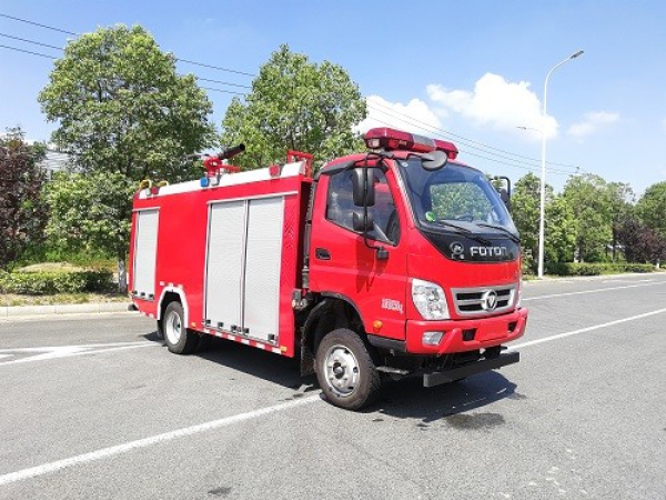 江特牌JDF5081GXFPM25/B6型泡沫消防车